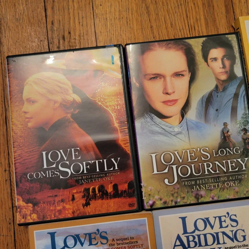 Janette Oke Love Comes Softly Series Books 1-8 DVDs 1 3 Set Christian Romance